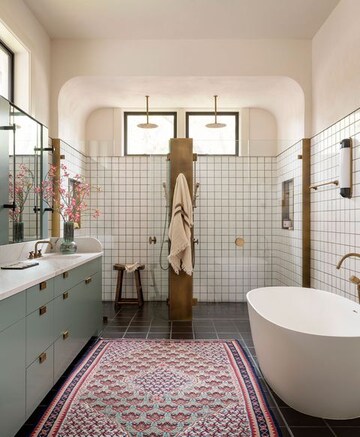 Attached Bathroom in 4 BHK Builder Floor at Kirti Nagar – for Sale
