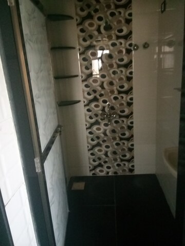 Bathroom in 1 BHK Apartment at Sunrise CHS Mhada, Goregaon East – for Rent