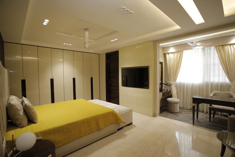 Bedroom, kirti nagar 4 Bedroom 250 Sq.Yd. Builder Floor In Kirti Nagar Delhi 8584621