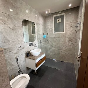 Bathroom in 3 BHK Builder Floor at Chattarpur – for Sale