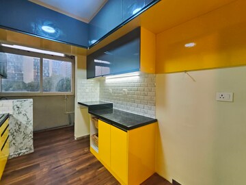 Kitchen in 3 BHK Apartment at Bhartiya Nikoo Homes, Thanisandra Main Road – for Rent