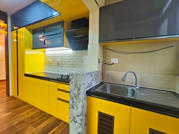 Kitchen in 3 BHK Apartment at Bhartiya Nikoo Homes, Thanisandra Main Road – for Rent