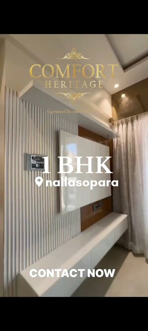 Floor Plan in 1 BHK Apartment at Sai Comfort Heritage, Nalasopara West – for Sale