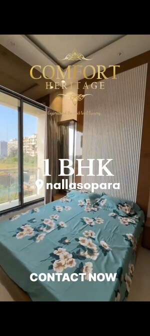 Bedroom in 1 BHK Apartment at Sai Comfort Heritage, Nalasopara West – for Sale