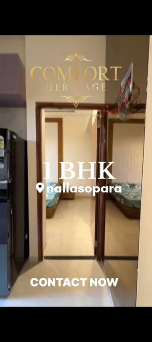 Kitchen in 1 BHK Apartment at Sai Comfort Heritage, Nalasopara West – for Sale