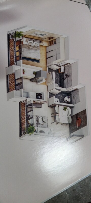 Floor Plan in 1 BHK Apartment at Sai Cloudberry, Nilemore – for Sale