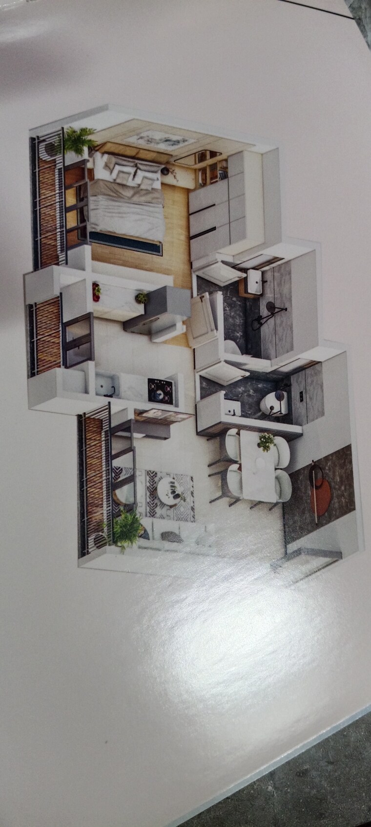 Floor Plan, sai-cloudberry 1 Bedroom 430 Sq.Ft. Apartment In Nilemore Palghar 8584824