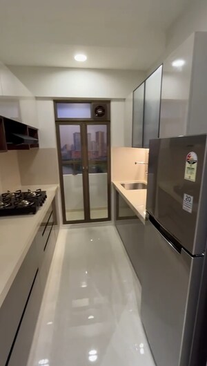 Kitchen in 1 BHK Apartment at Ajmera 78 Lake Town, Bhandup West – for Sale