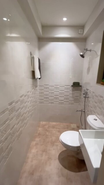Bathroom in 1 BHK Apartment at Ajmera 78 Lake Town, Bhandup West – for Sale