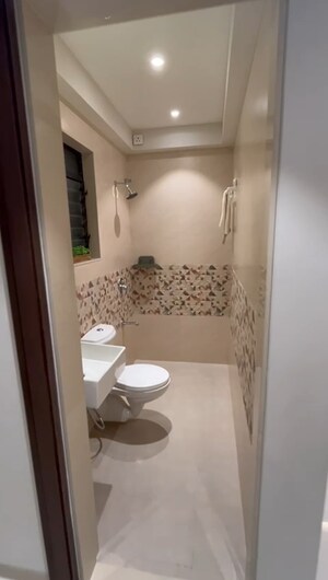 Bathroom in 1 BHK Apartment at Ajmera 78 Lake Town, Bhandup West – for Sale