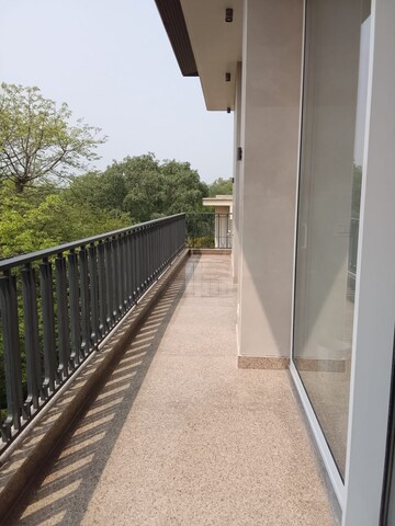 Balcony in 4 BHK Builder Floor at Vasant Vihar – for Rent