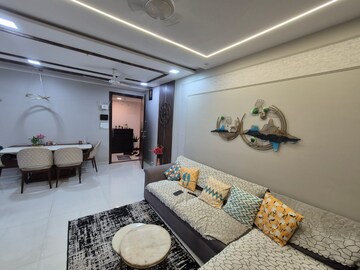 Living Room in 2 BHK Apartment at Gami Reagan, Ghansoli – for Rent