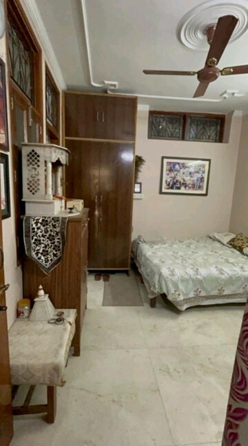 Bedroom in 2.5 BHK Builder Floor at Roop Nagar – for Rent
