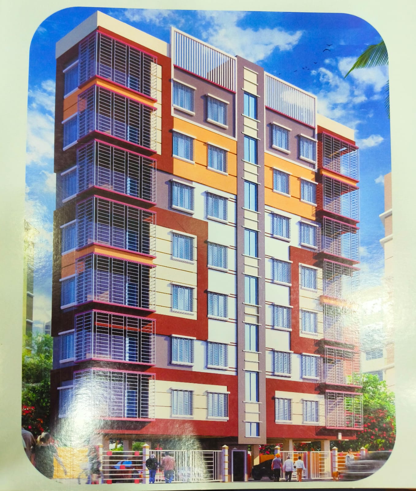 3 BHK + Servant Room 1100 Sq.Ft. Apartment in Silver Gardenia Lake Town
