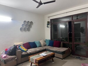 Living Room in 3 BHK Builder Floor at Bestech Center Point, Sushant Lok I – for Sale
