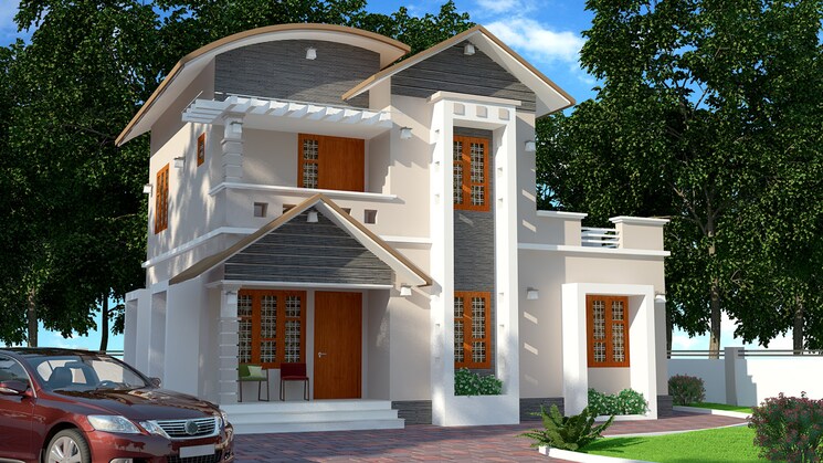 Exterior View, koduvayur 3 Bedroom 1100 Sq.Ft. Villa In Koduvayur Palakkad 8585502
