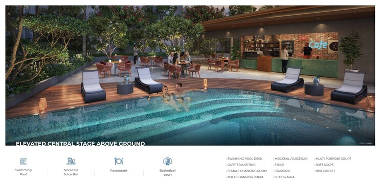 Swimming Pool, majestique-evolvus 2 Bedroom 815 Sq.Ft. Apartment In Kharadi Pune 8585492