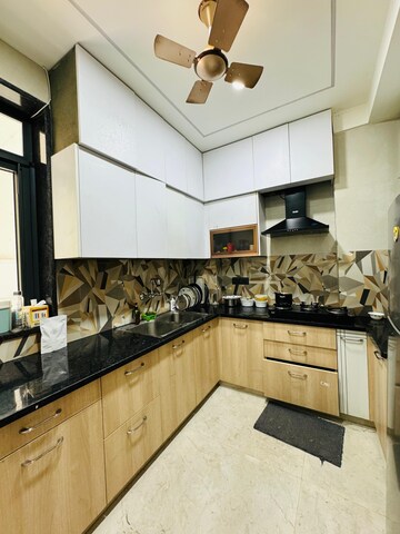 Kitchen in 3 BHK Builder Floor at Dlf Phase I – for Rent