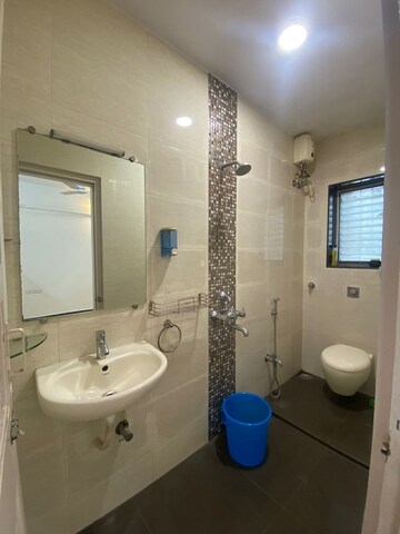 Bathroom in 3 BHK Apartment at Khar West – for Rent