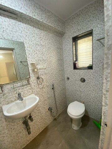 Bathroom in 3 BHK Apartment at Khar West – for Rent