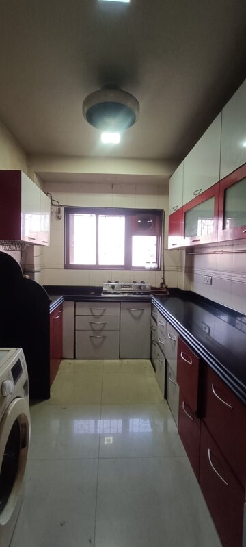Kitchen in 3 BHK Apartment at Sagar Avenue, Santacruz East – for Rent