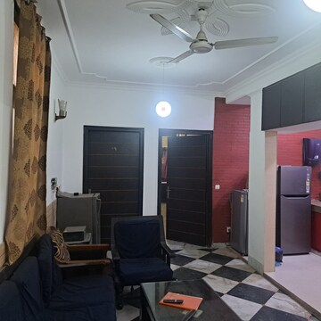 Living Room in 3 BHK Builder Floor at Ansal Sushant Lok I, Sector 43 – for Rent