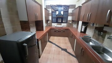 Kitchen in 3 BHK Builder Floor at Ansal Sushant Lok I, Sector 43 – for Rent