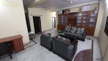 Living Room in 3 BHK Builder Floor at Ansal Sushant Lok I, Sector 43 – for Rent