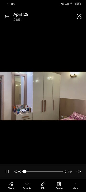 Bedroom in 2.5 BHK Apartment at Supertech Cape Town, Sector 74 – for Rent