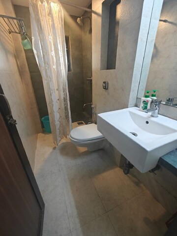 Bathroom in 1 BHK Apartment at Bandra West – for Rent