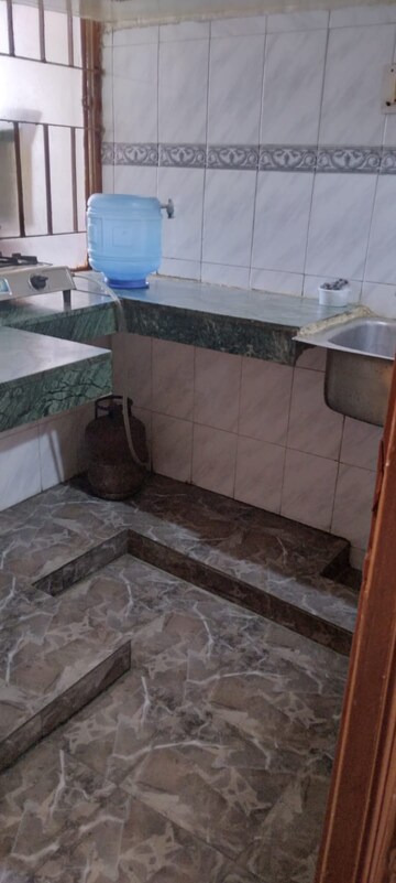 Kitchen in 1 BHK Builder Floor at Avasiya Kalyankari Sanstha, Lajpat Nagar – for Rent