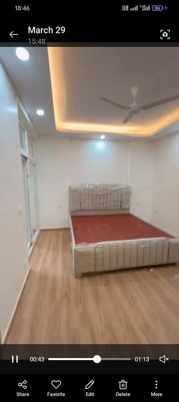 Bedroom in 3 BHK Apartment at Sikka Kimantra Greens, Sector 79 – for Rent
