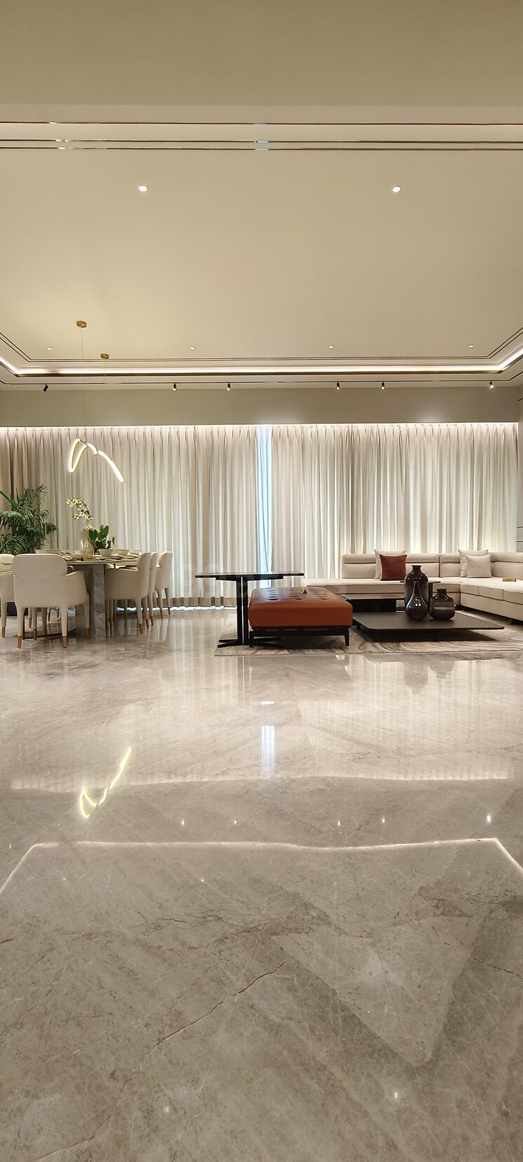 Living Room, prestige-jasdan-classic 4 Bedroom 2307 Sq.Ft. Apartment In Mahalaxmi Mumbai 8585938
