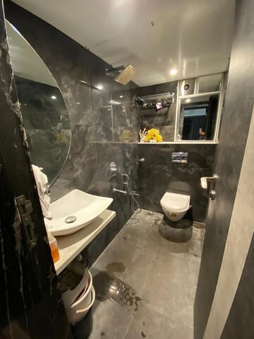Bathroom in 2 BHK Apartment at Runwal Eirene, Balkum Pada – for Rent