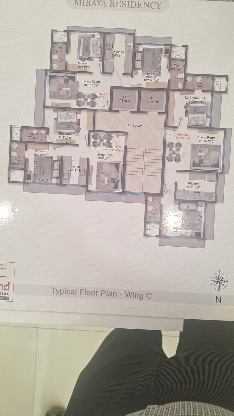 Master Plan, smaq-miraya-residency 2 Bedroom 737 Sq.Ft. Apartment In Santacruz East Mumbai 8586008