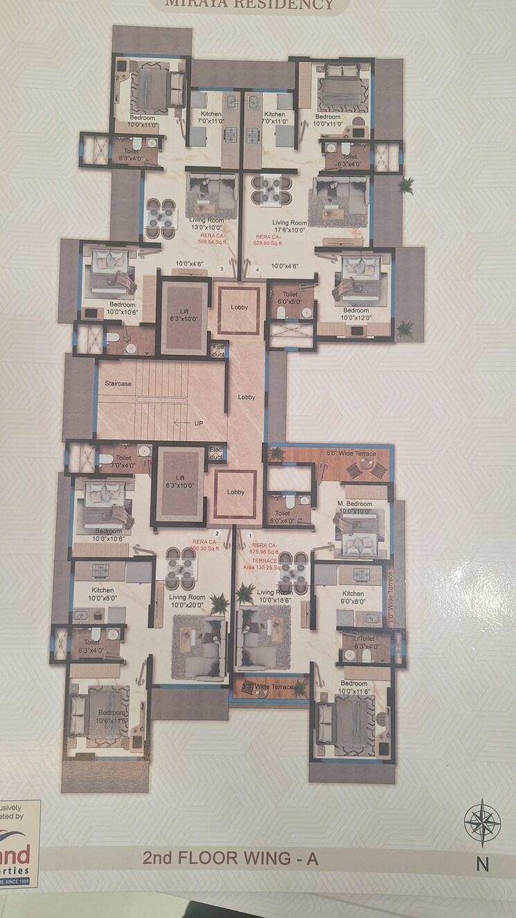 Floor Plan, smaq-miraya-residency 2 Bedroom 650 Sq.Ft. Apartment In Santacruz East Mumbai 8586021