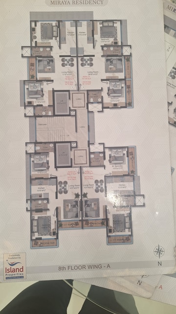 Floor Plan in 2 BHK Apartment at SMAQ Miraya Residency, Santacruz East – for Sale
