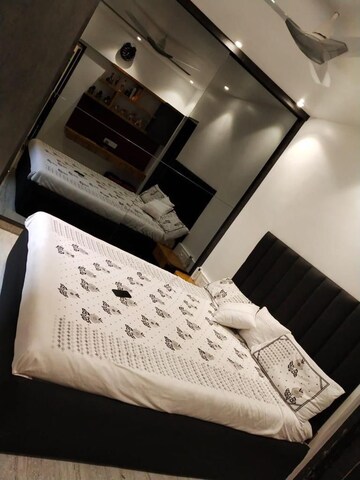 Bedroom in 1 BHK Apartment at Raunak Bliss, Ghodbunder Road – for Rent
