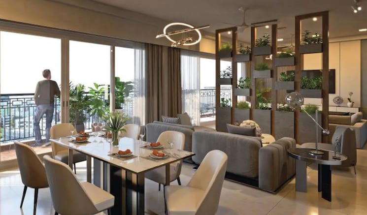 Living Room, prestige-park-grove 3 Bedroom 2204 Sq.Ft. Apartment In Whitefield Bangalore 8586082