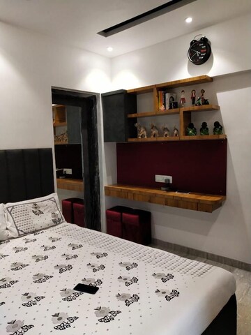 Bedroom in 1 BHK Apartment at Raunak Bliss, Ghodbunder Road – for Rent