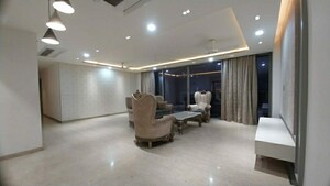 Living Room in 4 BHK Penthouse at Oberoi Exquisite Goregaon, Goregaon East – for Sale