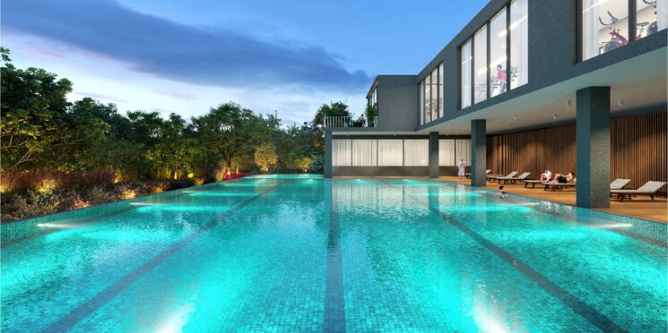 Swimming Pool, godrej-splendour 3 Bedroom 1529 Sq.Ft. Apartment In Whitefield Bangalore 8586213