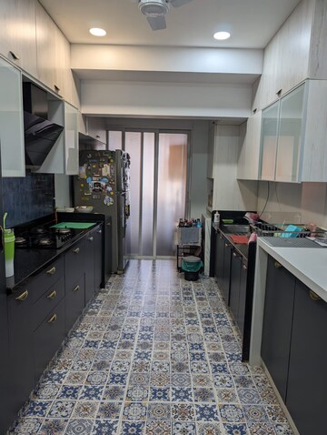 Kitchen in 2.5 BHK Apartment at DB Orchid Woods, Goregaon East – for Rent