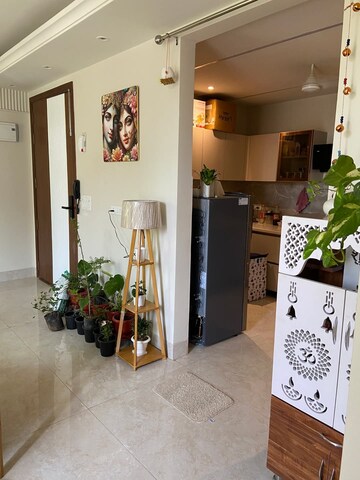 Living Room in 3 BHK Builder Floor at Pitampura – for Rent