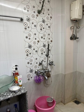 Bathroom in 1 BHK Apartment at Raunak Bliss, Ghodbunder Road – for Rent