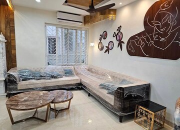 Living Room in 4 BHK Villa at My Home Ankura, Tellapur – for Rent