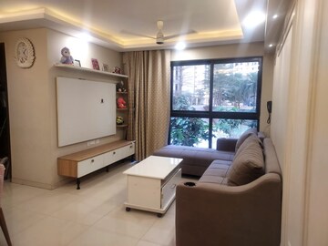 Living Room in 1 BHK Apartment at Raunak Bliss, Ghodbunder Road – for Rent