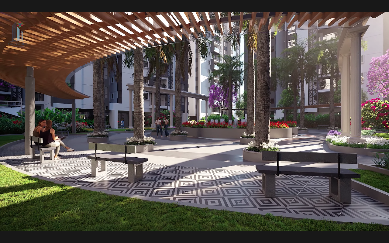 2.5 BHK + Study Room 1200 Sq.Ft. Apartment in SBR One Residence