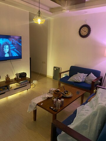 Living Room in 2 BHK Builder Floor at Malviya Nagar – for Rent