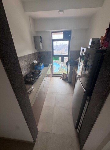 Kitchen in 1 BHK Apartment at Kanakia Silicon Valley, Powai – for Rent